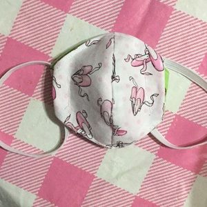 Face Mask, ballet shoes, filter pocket, nose piece